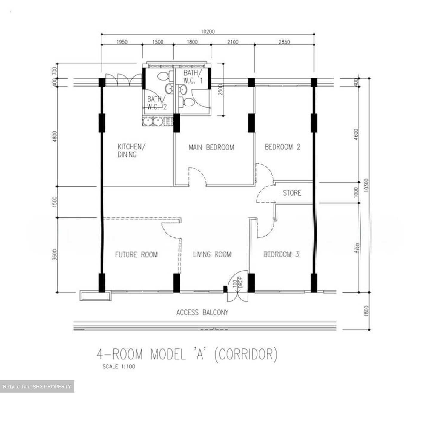Blk 250 Choa Chu Kang Avenue 2 (Choa Chu Kang), HDB 4 Rooms #597671481